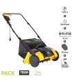 Aérateur démousseur électrique de pelouse 1300W travail 34 cm 3 profondeurs travail Texas MPC1300