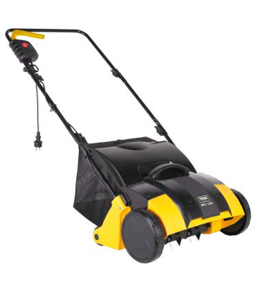 Aérateur démousseur électrique de pelouse 1300W travail 34 cm 3 profondeurs travail Texas MPC1300