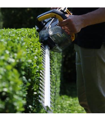 Pack taille haies sans fil coupe 58cm avec batterie 40V et chargeur poignée rotative Texas HTX4000