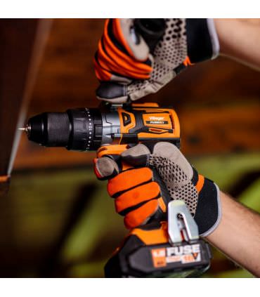 Perceuse électrique sur batterie poignée latérale avec batterie et chargeur Fuse VLP 5120