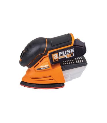 Ponceuse Delta avec batterie et chargeur sans fil 18V Fuse VLN 7120 Villager