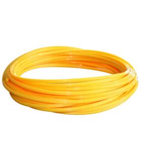 Fil débroussailleuse rond 4 mm ultra-résistant 20 mètres jaune TEXAS Fil débroussailleuse rond 4 mm ultra-résistant 20 mètres jaune TEXAS