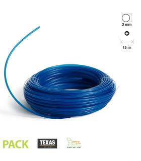 Fil debroussailleuse rond 2 mm bleu TEXAS Fil debroussailleuse rond 2 mm bleu TEXAS
