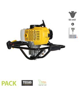 Tarière foreuse thermique 52cc TEXAS EA5300 pour 1 personne Tarière foreuse thermique 52cc TEXAS EA5300 pour 1 personne