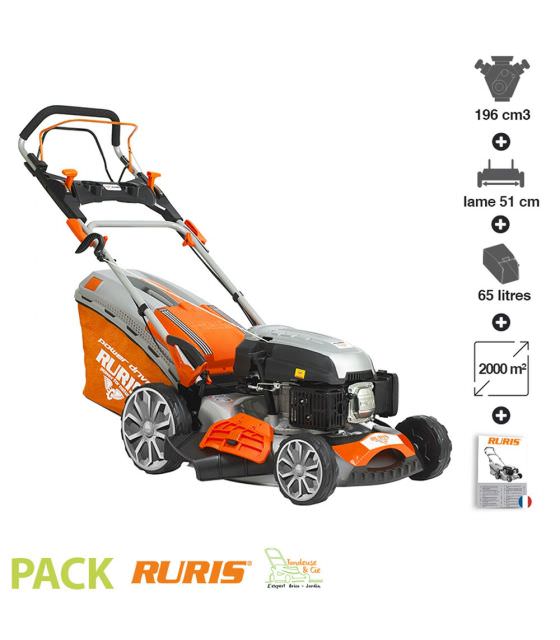 tracteur tondeuse pour jardin de 5000m2, moteur Kawasaki