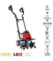 Motobineuse électrique 1500 W RIWALL LEA 6 fraises largeur de travail 40 cm LE40150-40W