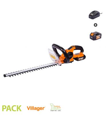 Taille-haies sans fil Li-ion lame 51cm avec chargeur et 2 batteries Fuse VHT 4420 