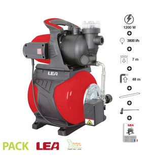 Pompe de jardin hydrophore 1200W 3300l/h cuve 24 litres LEA LE70120-48GC Pompe de jardin hydrophore 1200W 3300l/h cuve 24 litres LEA LE70120-48GC