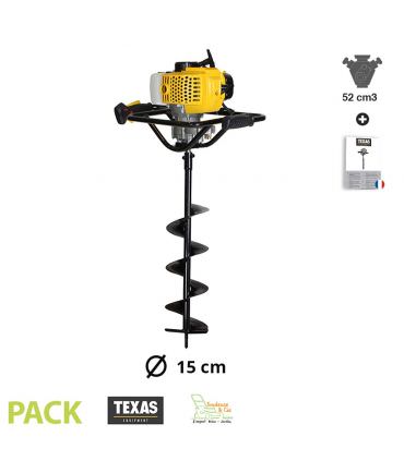 Foreuse thermique 52cc TEXAS EA5300 vrille 150mm