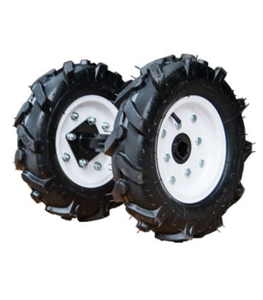 Motoculteur thermique avec roues pneumatiques travail 102cm vitesses 2AV-1AR LEA LE42212-97W21