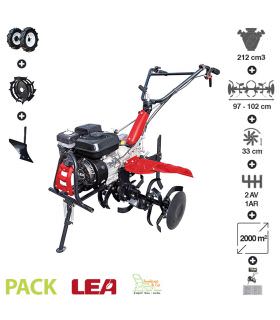 Motoculteur thermique pack labour roues agraires et metal charrue vitesses 2AV-1AR LEA LE42212-97W21 Motoculteur thermique pack labour roues agraires et metal charrue vitesses 2AV-1AR LEA LE42212-97W21