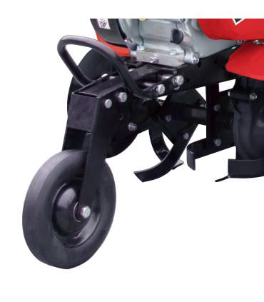 Motobineuse thermique transformable 212cc 5,6cv 2 vitesses AV 1 AR fraisage jusqu'à 88cm LEA LE42212-80W21