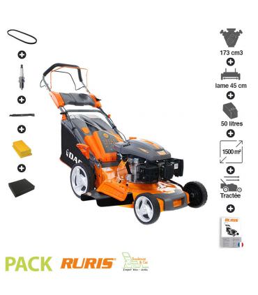 Tondeuse thermique auto propulsée 5 cv 173 cm3 coupe 50cm Ruris 150XL