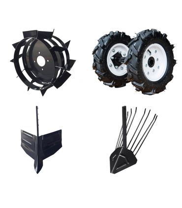 Pack accessoires labour traction arracheusepommes de terre LEA pour motobineuse motoculteur thermique