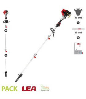 Perche élagueuse thermique téléscopique oregon 20cm LEA LE33326-20A