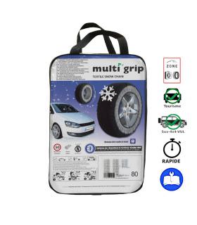 Chaînes à neige textile homologuées 185/65R15 195/55R16 205/45R17
