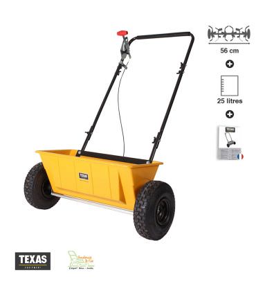 Epandeur universel pour jardin 25 litres largeur 56cm Texas Spread 200