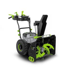 Souffleuse fraise à neige tractée largeur 61 cm 2 batteries chargeur inclus EGO SNT2400E Souffleuse fraise à neige tractée largeur 61 cm 2 batteries chargeur inclus EGO SNT2400E