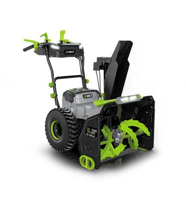 Souffleuse fraise à neige tractée largeur 61 cm 2 batteries chargeur inclus EGO SNT2400E