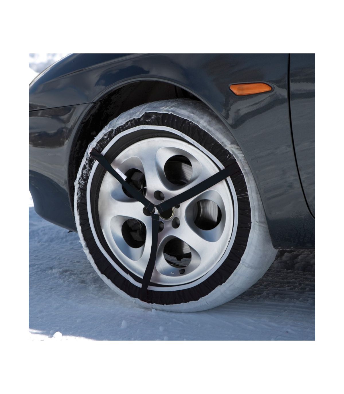 Chaussette chaine neige textile pneu 235/45R20 haute résistance