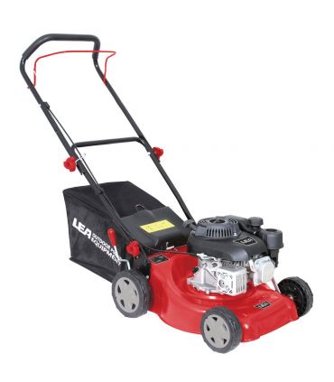 Tondeuse thermique 4 temps 132cm3 coupe 40cm bac 45 litres LEA