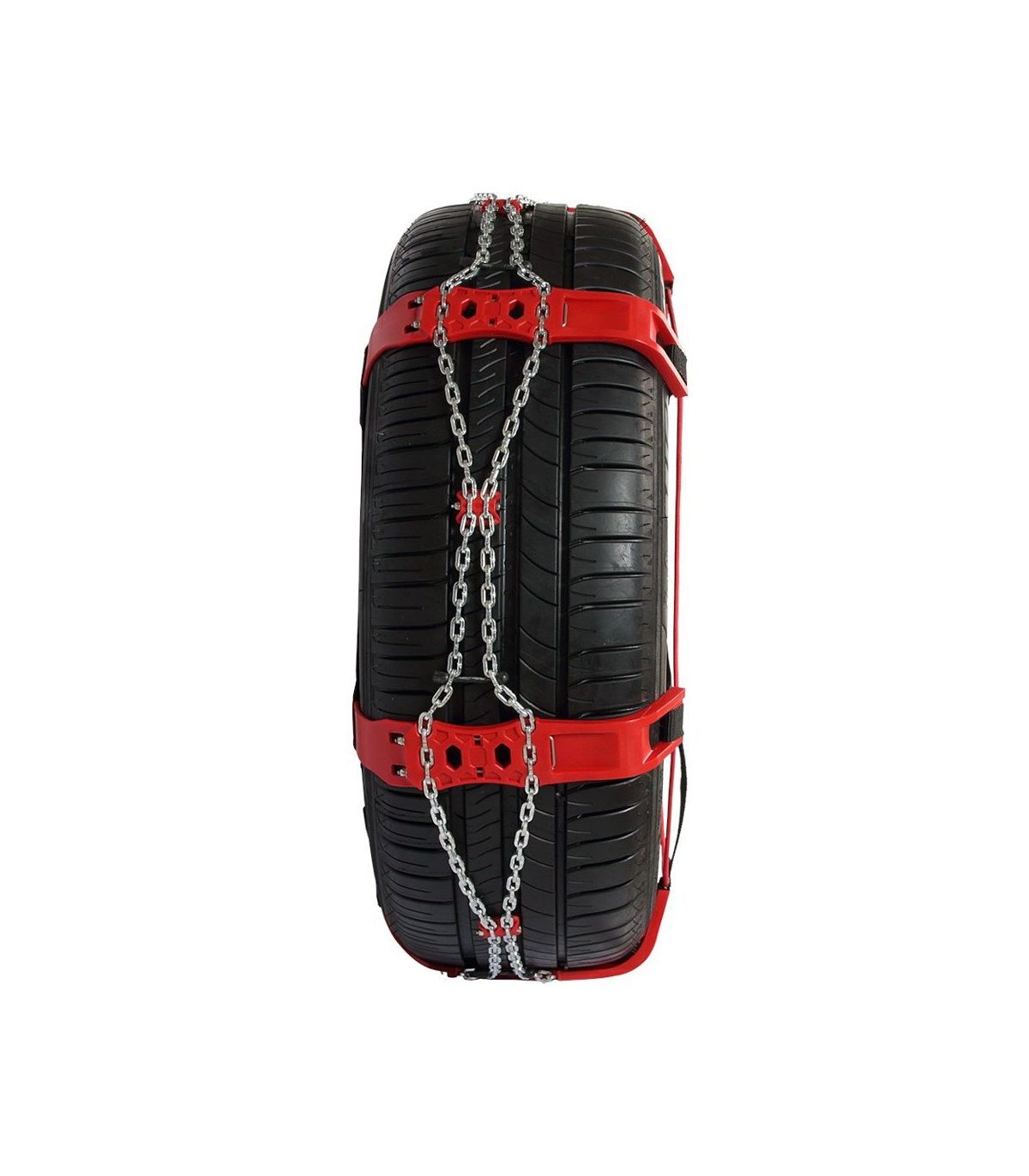 Chaînes à Neige Polaire Steel Sock 136 - Montage Rapide Type Chaussette - Pour Pneus Spécifiques (ex : 225/65R17) - Encombrement Intérieur >7 Mm