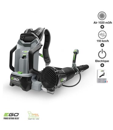 Souffleur professionnel à batterie dorsale Ego Power+ LB6000E