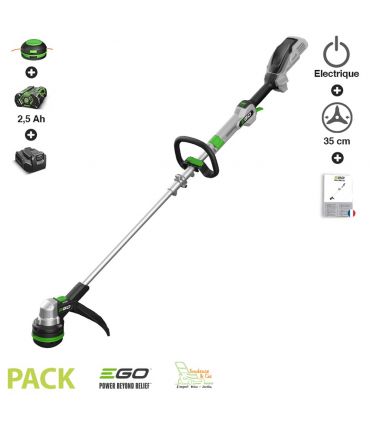 Coupe bordure sans fil coupe 35cm rembobinage automatique Powerload Ego ST1400E chargeur batterie inclus