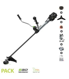Pack débroussailleuse PRO batterie dorsale 28Ah arbre carbone Egopower BCX3800E