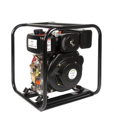Motopompe thermique haute pression Diesel 296cc 30m3 heure Fermier GF-2057 raccord 3 pouces