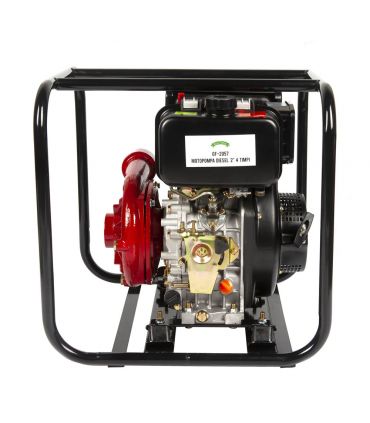 Motopompe thermique haute pression Diesel 296cc 30m3 heure Fermier GF-2057 raccord 3 pouces