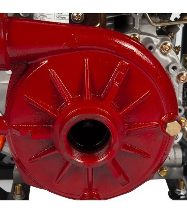 Motopompe thermique haute pression Diesel 296cc 30m3 heure Fermier GF-2057 raccord 3 pouces