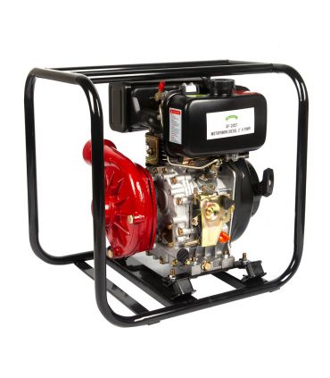 Motopompe thermique haute pression Diesel 296cc 30m3 heure Fermier GF-2057 raccord 3 pouces