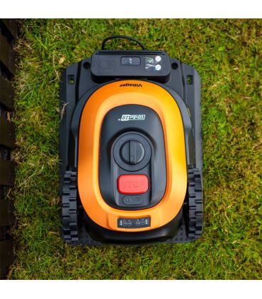 Robot tondeuse autonome 18V batterie 2,5Ah Villybot 2.0 pour 400m2 de tonte