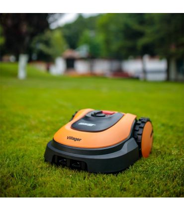 Robot tondeuse autonome 18V batterie 2,5Ah Villybot 2.0 pour 400m2 de tonte