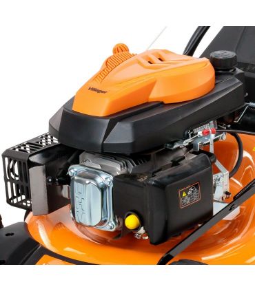 Tondeuse thermique autotractée moteur puissant 173cm3 4,1 cv coupe 50cm mulching VILLAGER Atlas 5111T