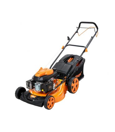 Tondeuse thermique autotractée moteur puissant 173cm3 4,1 cv coupe 50cm mulching VILLAGER Atlas 5111T