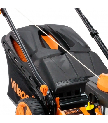 Tondeuse à gazon tractée Briggs  Stratton 150cc lame 50cm mulching VILLAGER Atlas 5111B