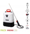 Pack pulvérisateur électrique 20 volts 16 litres à dos batterie 2Ah chargeur DUNSCH DU86020-16