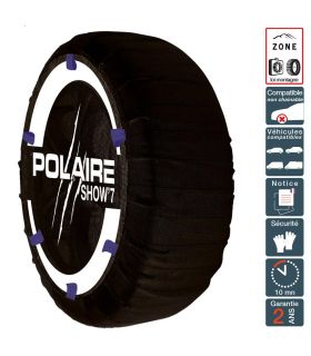 Chaussette chaine neige textile pneu 245/35R18 haute résistance