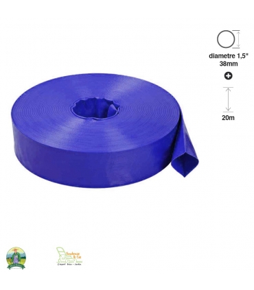 Tuyau d'évacuation pour pompe de jardin diamètre 1,5" longueur 50m