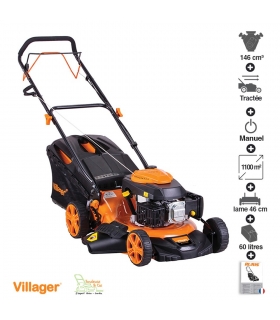 Tondeuse thermique mulching 146cc 3 en 1 coupe 46cm Villager Atlas 4111T Tondeuse thermique mulching 146cc 3 en 1 coupe 46cm Villager Atlas 4111T