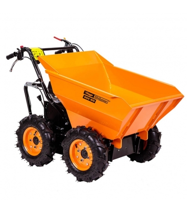 Dumper benne motorisée basculante VILLAGER 4100W 196cc charge 400kg vitesse 3 AV-1AR