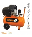 Compresseur d'air 2200W cuve 50 litres pression 8 bars débit 316l/mn Village VAT VE50L