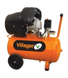 Compresseur d'air 2200W cuve 50 litres pression 8 bars débit 316l/mn Village VAT VE50L