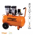 Compresseur d'air silencieux 750W cuve 50 litres Villager VAT50LS