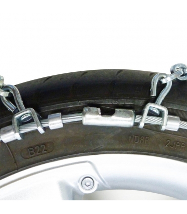 Chaines neige 4x4 SUV Utilitaires 16mm pneu 205/60R16 homologuées loi Montagne