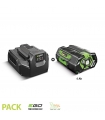 PACK COMPLET Chargeur Standard CH2100E avec batterie 4 Ah  56 volts Ego Power 
