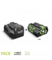 PACK COMPLET Chargeur Standard CH2100E avec batterie 4 Ah  56 volts Ego Power