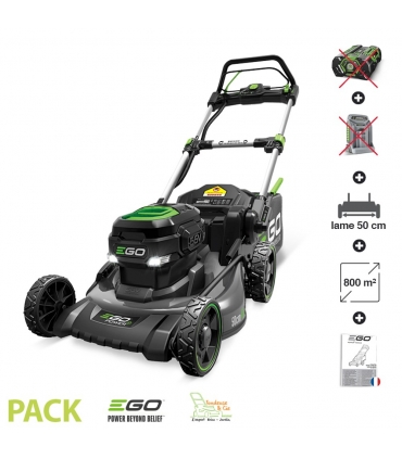 Tondeuse sans fil carter acier EGO lame 50cm sans batterie ni chargeur
